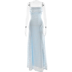 Summer Women's Sexy Sling Chiffon Elegant Backless Dress