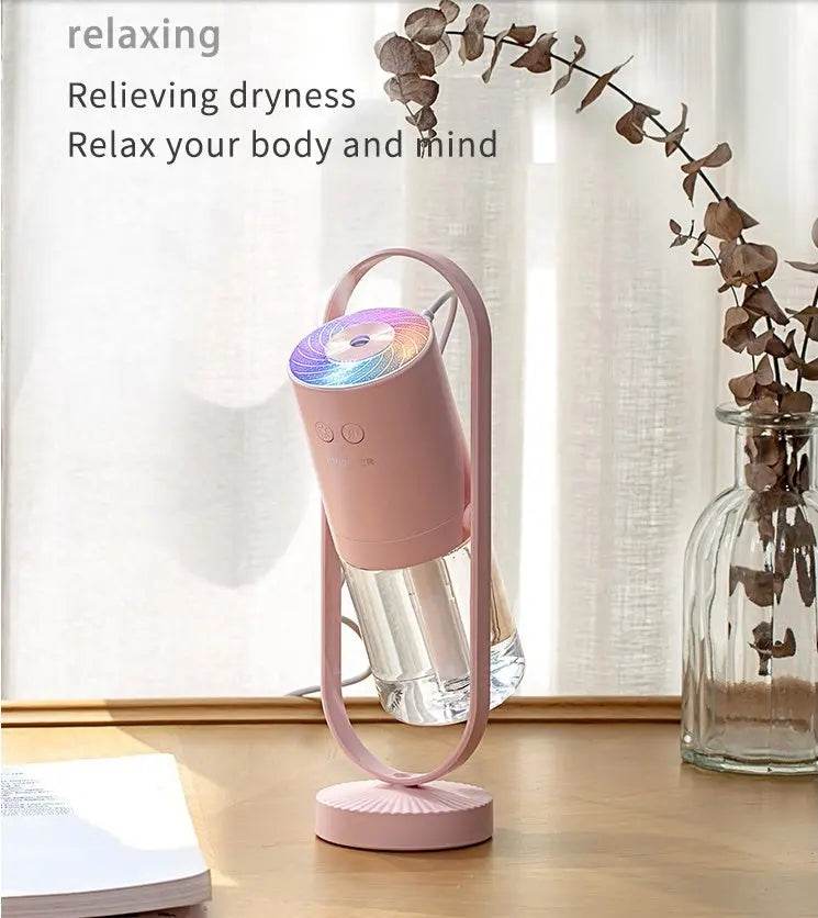 Magic Shadow USB Air Humidifier For Home With Projection Night Lights Ultrasonic Car Mist Maker Mini Office Air Purifier US - ProTrendyz