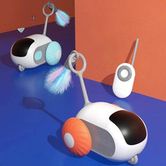 Remote Control Interactive Cat Car Toy USB Charging Chasing Automatic Self-moving Remote Smart Control Car Interactive Cat Toy Pet Products - ProTrendyz