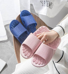 Reflexology Foot Massage Slippers Bath Slippers Tension Relief Acupuncture Feet Massager Household Slipper Foot Health Care - ProTrendyz