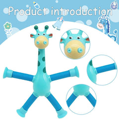 Giraffe Tubes Sensory Toys Novelty Spring Fidget Toy Stretch Tube Stress Relief Toy For Kid Birthday Gift Party Favors - ProTrendyz