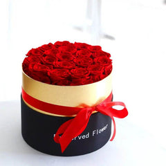 Eternal Roses In Box Preserved Real Rose Flowers With Box Set Valentines Day Gift Romantic Artificial Flowers - ProTrendyz