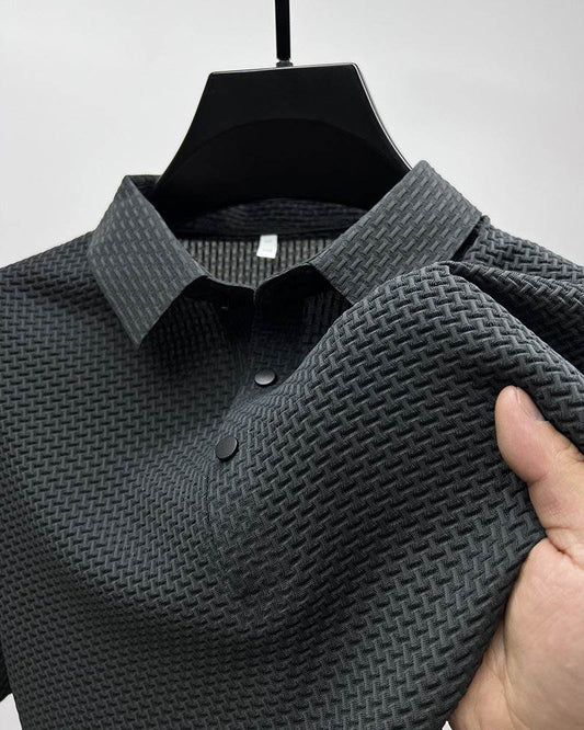 Mesh Ice Silk Short Sleeve T-shirt Mens Clothing - ProTrendyz
