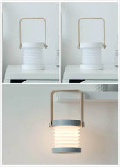 Foldable Touch Dimmable Reading LED Night Light Portable Lantern Lamp USB Rechargeable For Home Decor US - ProTrendyz