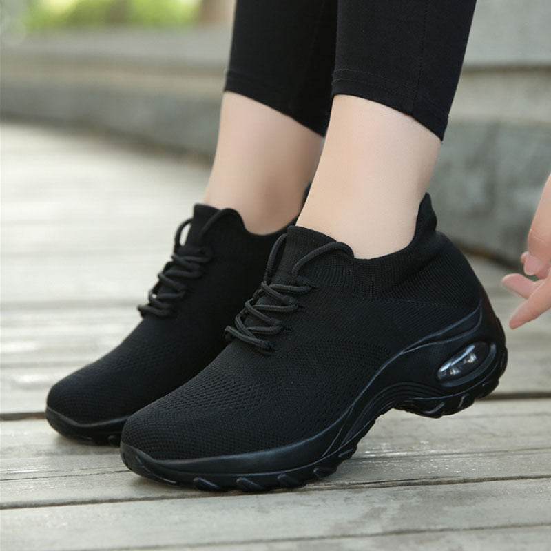Sports Women Flying Knit Socks Shaking Shoes - ProTrendyz
