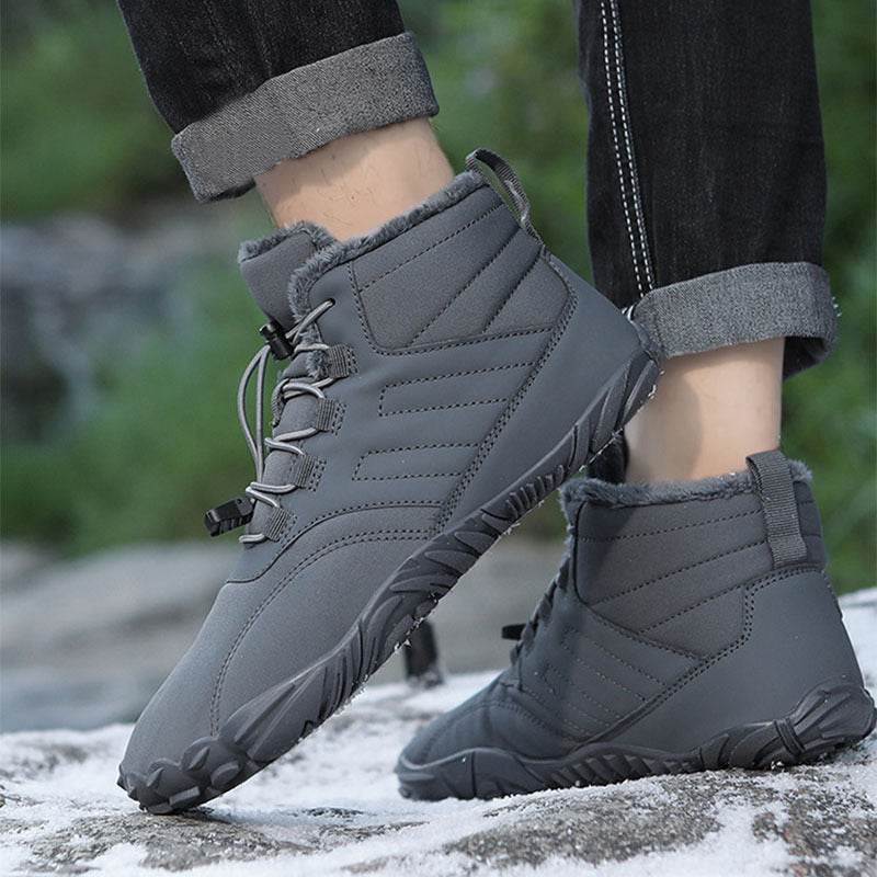 Outdoor Sports Cotton Shoes For Men And Women Winter Warm Slip-on Boots Wear-resistant Anti-ski Thickened Shoes Couple - ProTrendyz