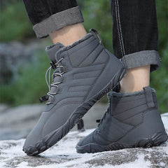 Outdoor Sports Cotton Shoes For Men And Women Winter Warm Slip-on Boots Wear-resistant Anti-ski Thickened Shoes Couple - ProTrendyz