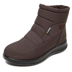 Ankle Boots For Women Non-slip Waterproof Snow Boots Flat Heels Warm Shoes - ProTrendyz