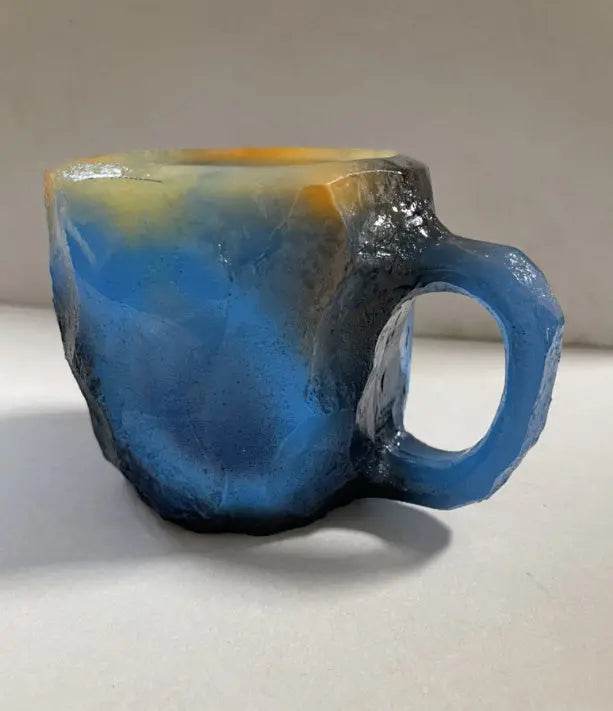 400ml Resin Mineral Crystal Coffee Mugs With Handles Elegant Fake Mineral Crystal Cup For Workplace Home Decor Christmas Gift Kitchen Gadgets - ProTrendyz