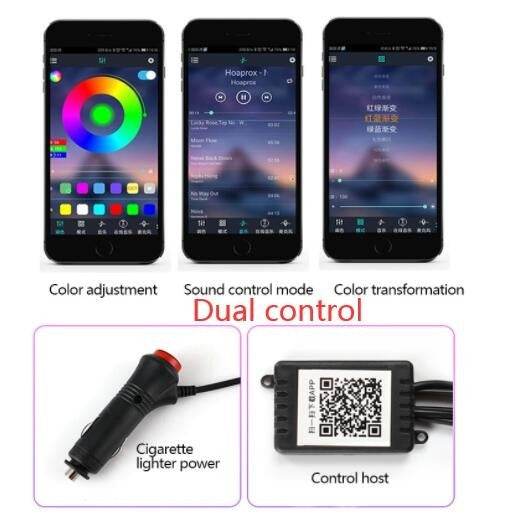 Car Fiber Optic Ambient Light Modified Car Interior Cool Light APP Rhythm Light - ProTrendyz