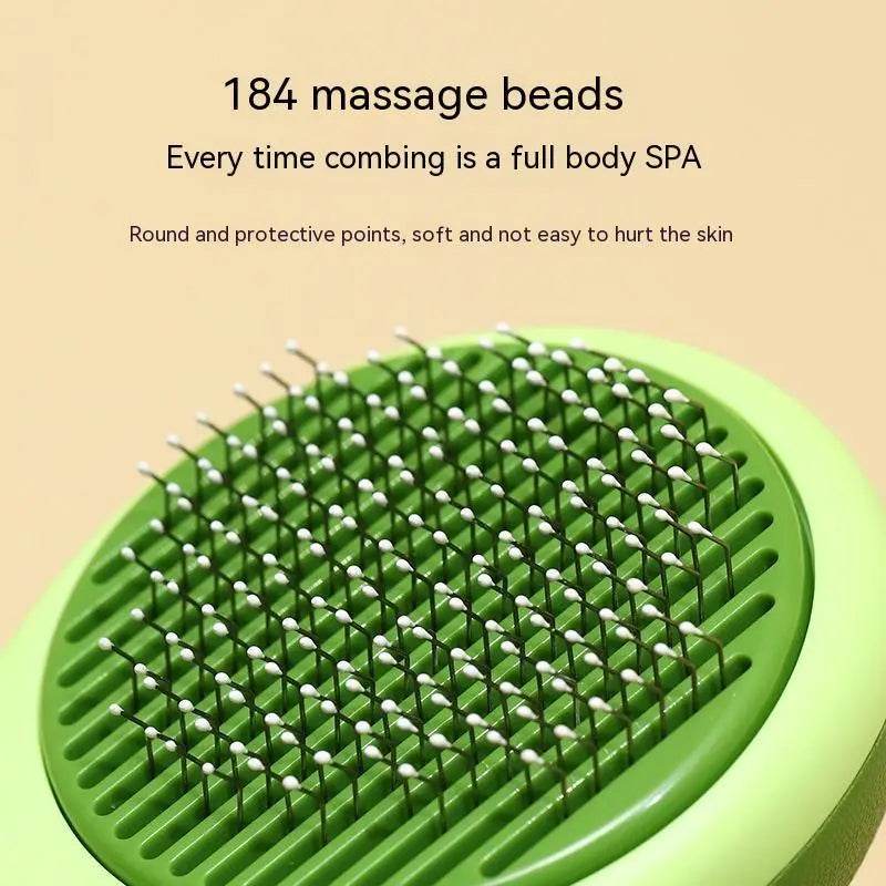 Cat Brush Hair Remover Cleaning Avocado Shaped Dog Grooming Tool Pet Combs Brush Stainless Steel Needle Pet Cleaning Care - ProTrendyz