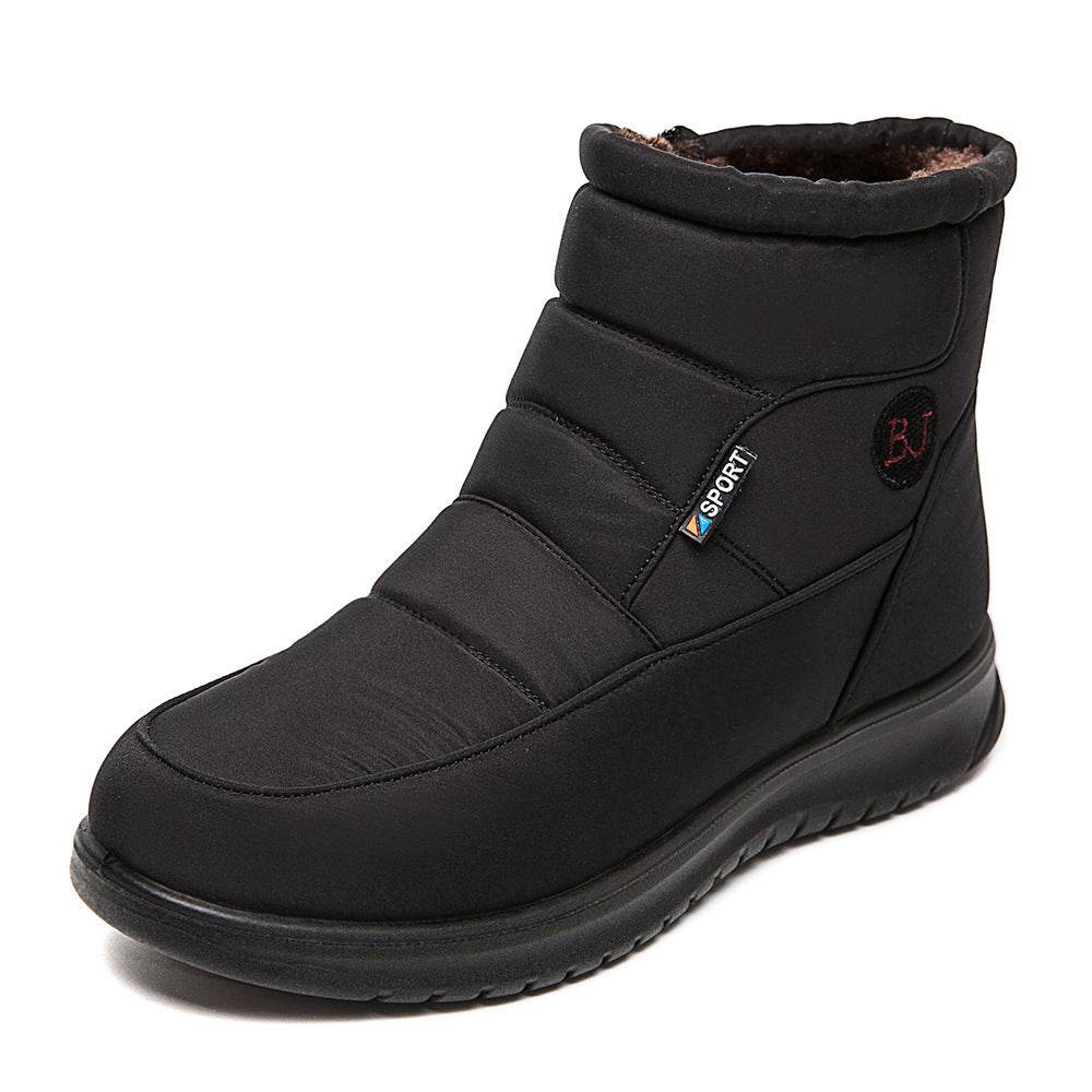Ankle Boots For Women Non-slip Waterproof Snow Boots Flat Heels Warm Shoes - ProTrendyz