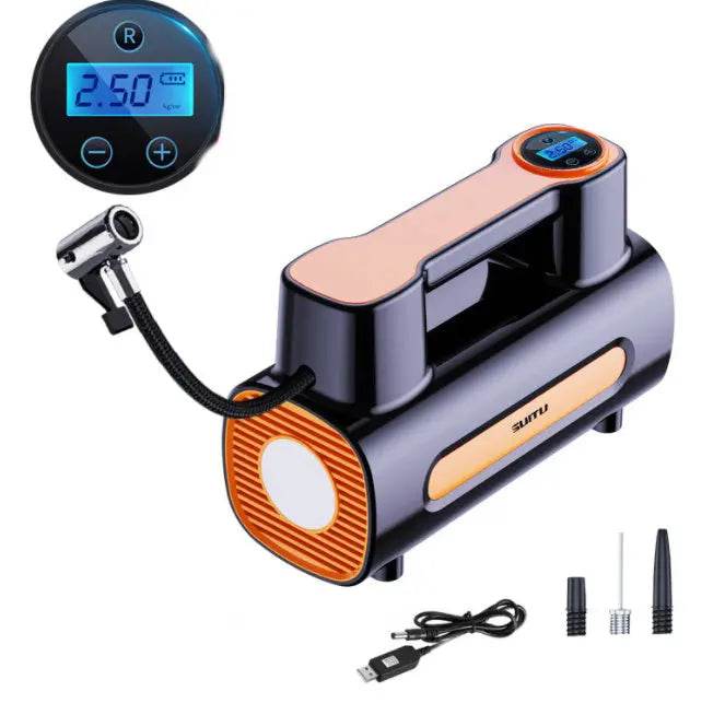 Tire Inflator 12V DC Portable Compressor Electric DC Auto Tire Pumps For Car Tires Emergency - ProTrendyz