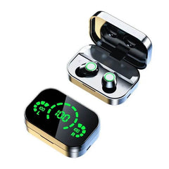 YD03 Wireless Bluetooth-compatible Headset TWS Large Screen Smart Digital Display In Ear Breathing Light - ProTrendyz