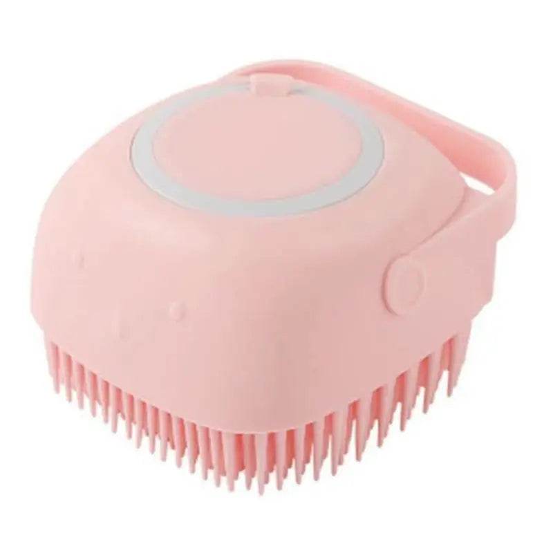 Silicone Dog Bath Massage Gloves Brush Pet Cat Bathroom Cleaning Tool Comb Brush For Dog Can Pour Shampoo Dog Grooming Supplies - ProTrendyz