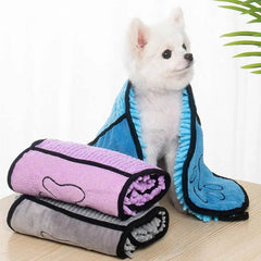 Dogs Cats Towels Super Absorbent Dog Bathrobe Microfiber Bath Towels Quick-Drying Cat Bath Towel For Pets Towel Dog Towels Pet Products - ProTrendyz