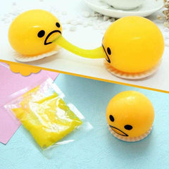 Puking Ball Brother Egg Yolk Pinch Vomit Spoof And Play Tricky Toys - ProTrendyz