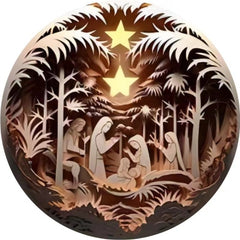 Creative Christmas Acrylic Car Decoration Pendant