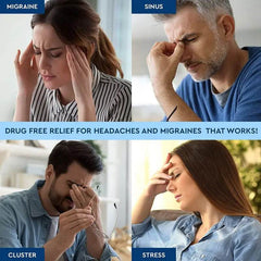 Migraine Relief Hat Cold Therapy Migraine Relief Products Comfortable Head Wrap Ice Pack Eye Mask For Puffy Eyes - ProTrendyz