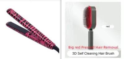 Self Cleaning Hair Brush For Women One-key Cleaning Hair Loss Airbag Massage Scalp Comb Anti-Static Hairbrush - ProTrendyz