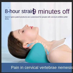 Cervical Spine Massage Pillow Gravity Acupressure Neck Massager Cervical Spine Pillow Neck Shoulder Massage Pillow Home Traction Corrector - ProTrendyz