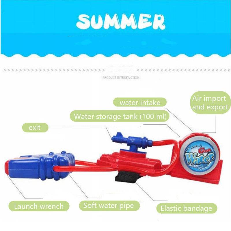 Creative Wrist-style Water Toys Summer Children's Play Water Toys Beach Parent-child Interaction Mini Hand-held Water Gun - ProTrendyz