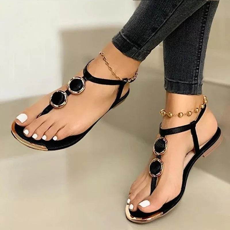 Women's Flat Sandals Summer Beach Shoes - ProTrendyz