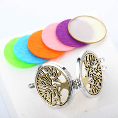 Luminous Life Tree phase box aromatherapy necklace canthe luminous fragrance divergent Necklace manufacturer direct selling - ProTrendyz