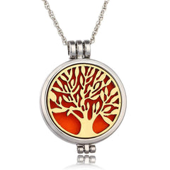 Luminous Life Tree phase box aromatherapy necklace canthe luminous fragrance divergent Necklace manufacturer direct selling - ProTrendyz