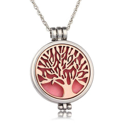 Luminous Life Tree phase box aromatherapy necklace canthe luminous fragrance divergent Necklace manufacturer direct selling - ProTrendyz