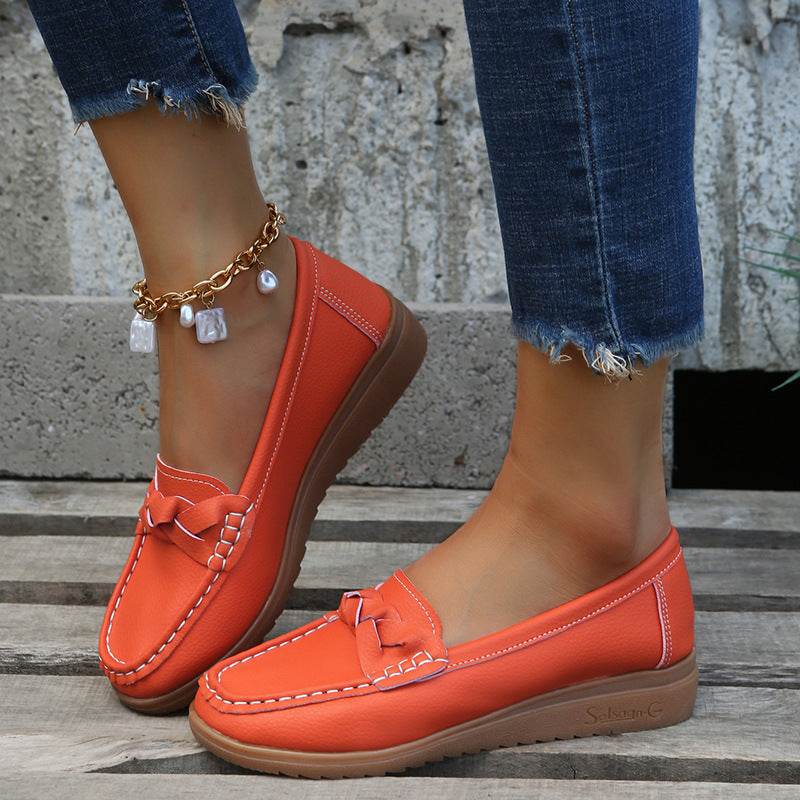 Women Flats Shoes Weave Design Soft Spring Summer Shoes - ProTrendyz