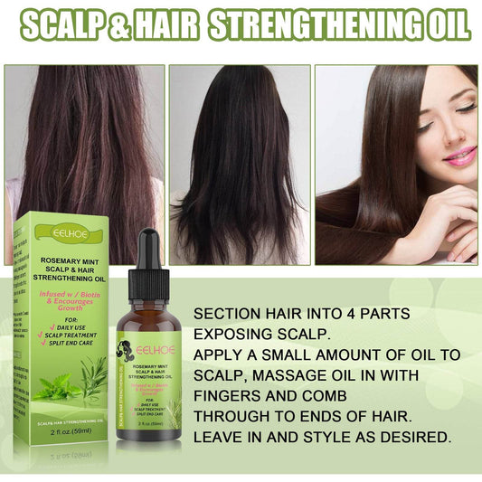 Rosemary Mint Hair Growth Fluid Scalp Massage - ProTrendyz