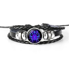 Zodiac Constellation Bracelet Braided Design Bracelet For Men Women Kids - ProTrendyz