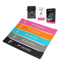 Yoga Resistance Rubber Bands Indoor Outdoor Fitness Equipment 0.35mm-1.1mm Pilates Sport Training Workout Elastic Bands US - ProTrendyz
