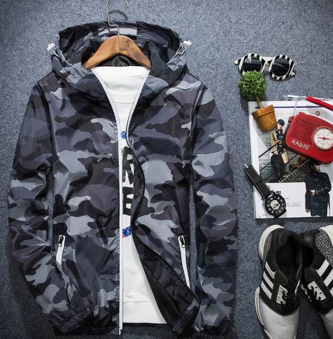 Covrlge Men Jacket Fashion Spring Men Brand Camouflage Jackets Casual Mens Coat Men's Hooded Luminous Zipper Coats MWJ011 - ProTrendyz