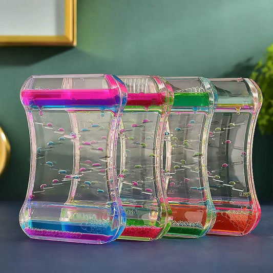 Creative Cruise Fluid Liquid Hourglass Quicksand Timer 2024 Ins Living Room Office Ornaments Desk Table Decorations Home Decor - ProTrendyz