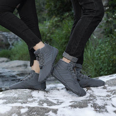 Outdoor Sports Cotton Shoes For Men And Women Winter Warm Slip-on Boots Wear-resistant Anti-ski Thickened Shoes Couple - ProTrendyz