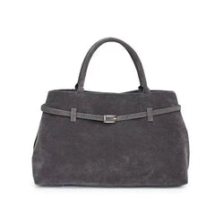 2025 Hot Sale Decorative Design Solid Faux Suede Handbag Large Capacity Casual Tote Bags For Women Tote Design Portable Shoulder Bag - ProTrendyz