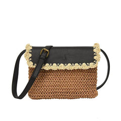 Women's Straw Mori Style Western Style All-matching Beach Crossbody Bag - ProTrendyz