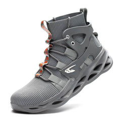 High-top Safety Shoes Construction Protective Footwear Men Steel Toe Shoes Breathable Hiking Boots Puncture Proof Work Boots - ProTrendyz