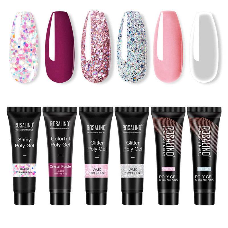 Multi-color mixed nail solid model glue - ProTrendyz