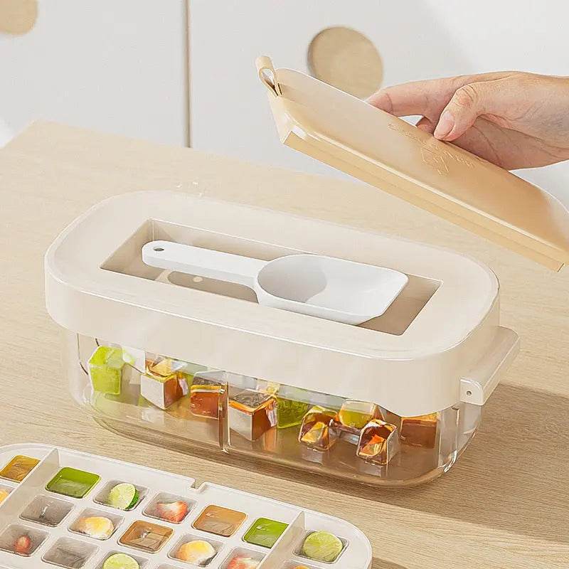 Ice Box Ice Cube Tray Grid High Capacity Food Grade Kitchen Gadgets - ProTrendyz