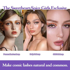 5 Pairs Manga Lashes New Arrival Anime Cosplay Natural Wispy Korean Makeup Artificial False Eyelashes - ProTrendyz