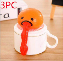 Puking Ball Brother Egg Yolk Pinch Vomit Spoof And Play Tricky Toys - ProTrendyz