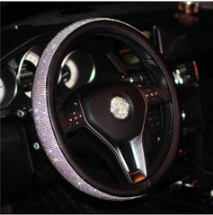 Car steering wheel handle set Four seasons universal really cute feminine cartoon leather anti-slip handle - ProTrendyz