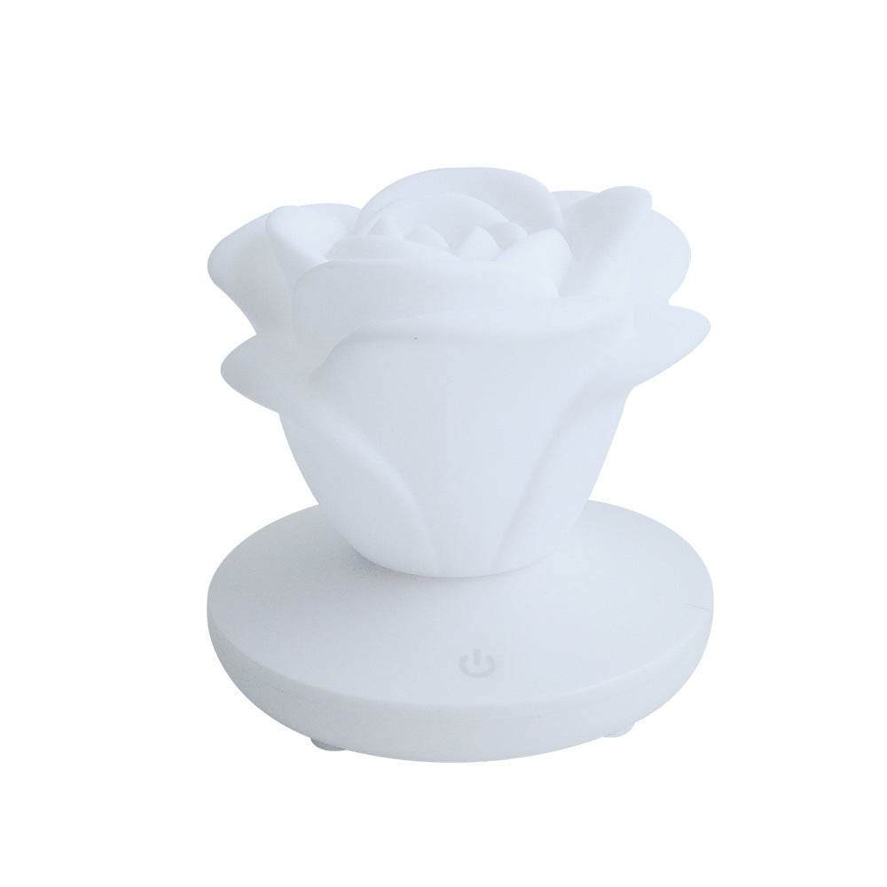 4 Colors Romantic Rose-shape Three Lighting Level Dimming Touch Night Light Valentine's Day Night Light - ProTrendyz
