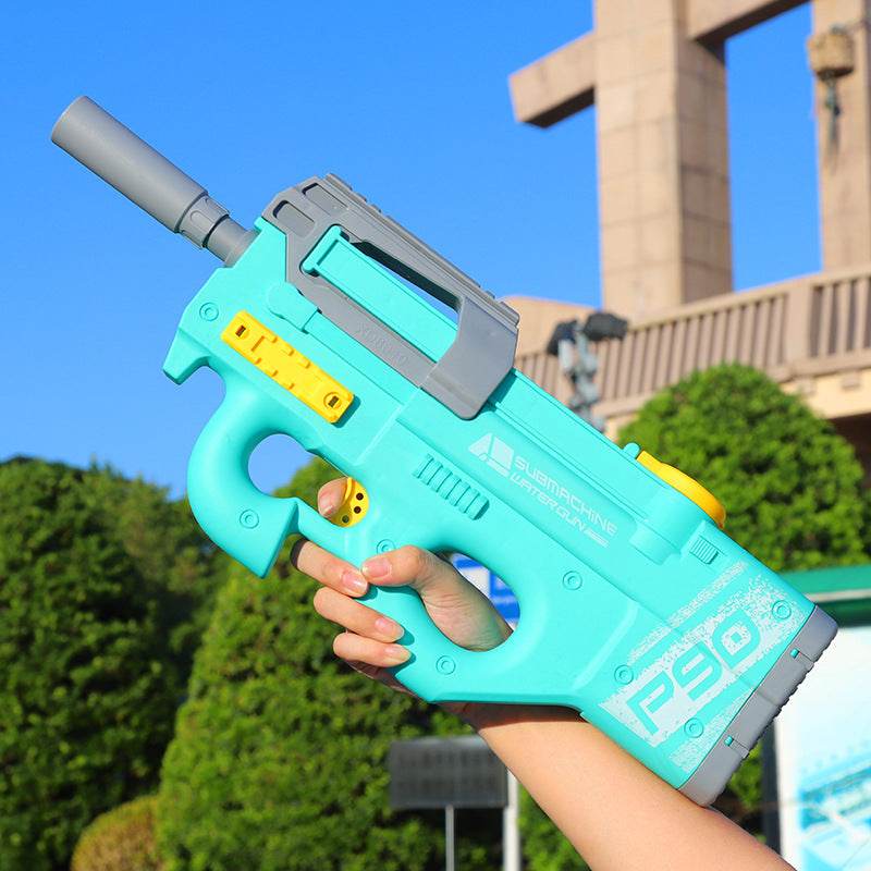 New P90 Electric Water Gun High-Tech Kids Toys Outdoor Beach Pool Large Capacity Summer Gel Blasting Water Gun For Adults - ProTrendyz