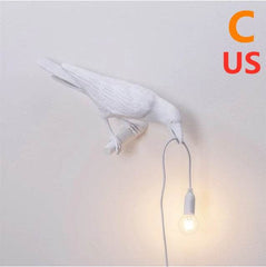 Creative Auspicious Bird Resin Wall Lamp Decoration - ProTrendyz