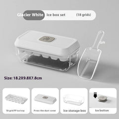 32 Grid Silicone Ice Cube Tray Mould With Lid Shovel Storage Box Remove With One Click Ice Maker DIY Whiskey Cocktail Tools Summer Kitchen Gadgets - ProTrendyz