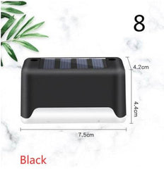New Upgrade Waterproof LED Solar Fence Lamp Solar Deck Lights Solar Step Light Outdoor For Patio Stairs Garden Pathway Step Yard - ProTrendyz